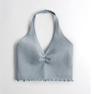 Gilly Hicks Cropped Halter Bra Top